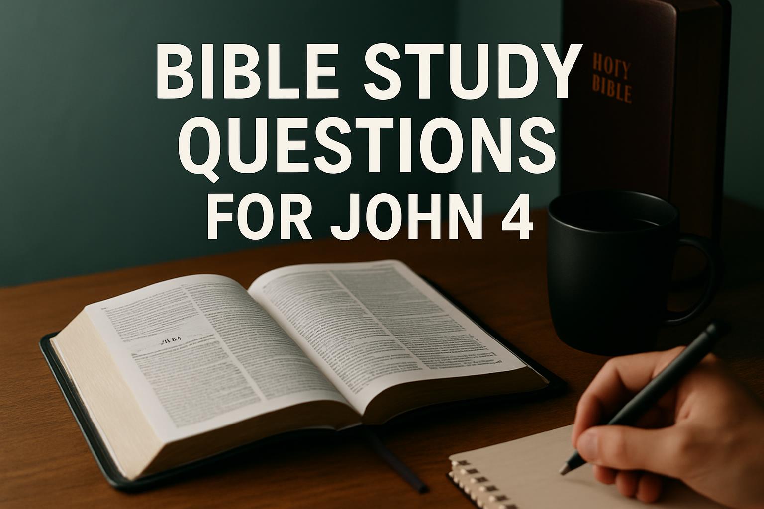 Bible Study Questions For John 4