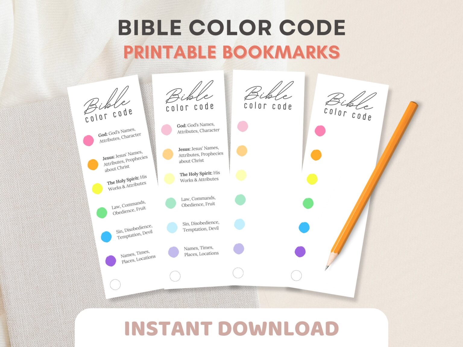 Color Coding 4 Color Bible Highlighting System - Bible Paradise