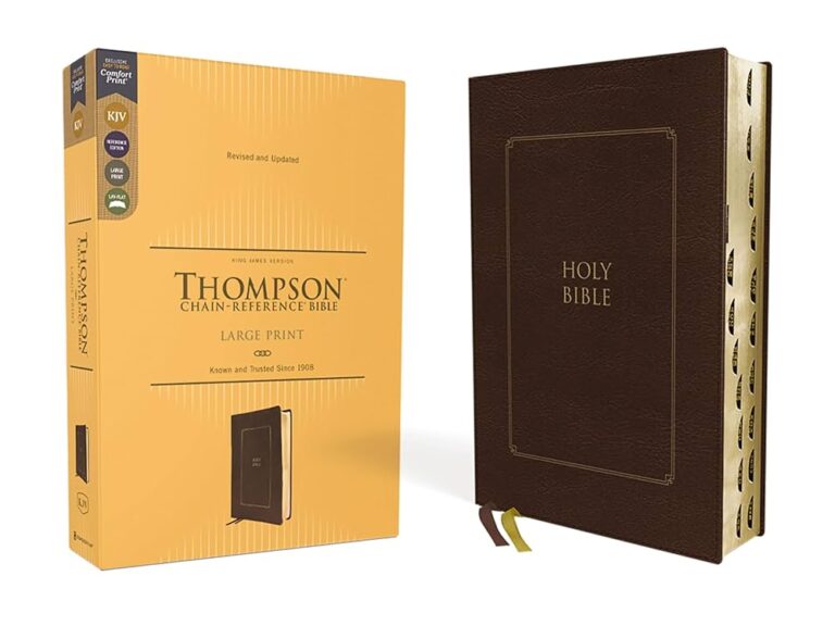Thompson Chain Reference Bible Kjv Large Print Bible Paradise