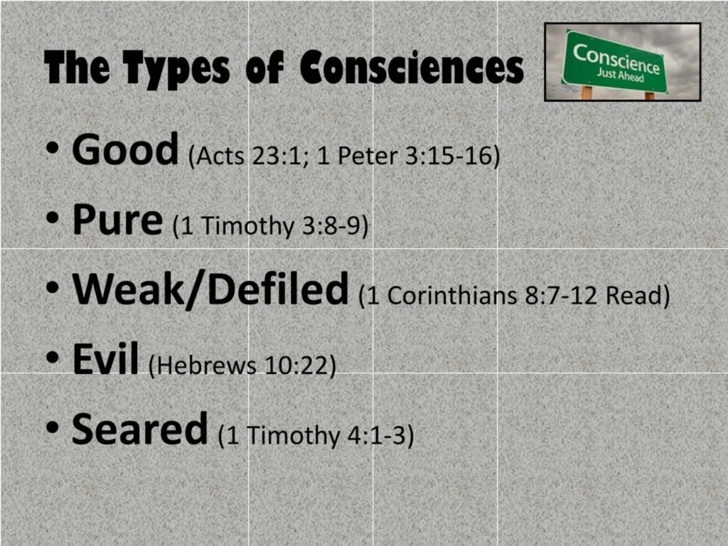 WHAT IS THE MEANING OF CONSCIENCE IN THE BIBLE visual data 8